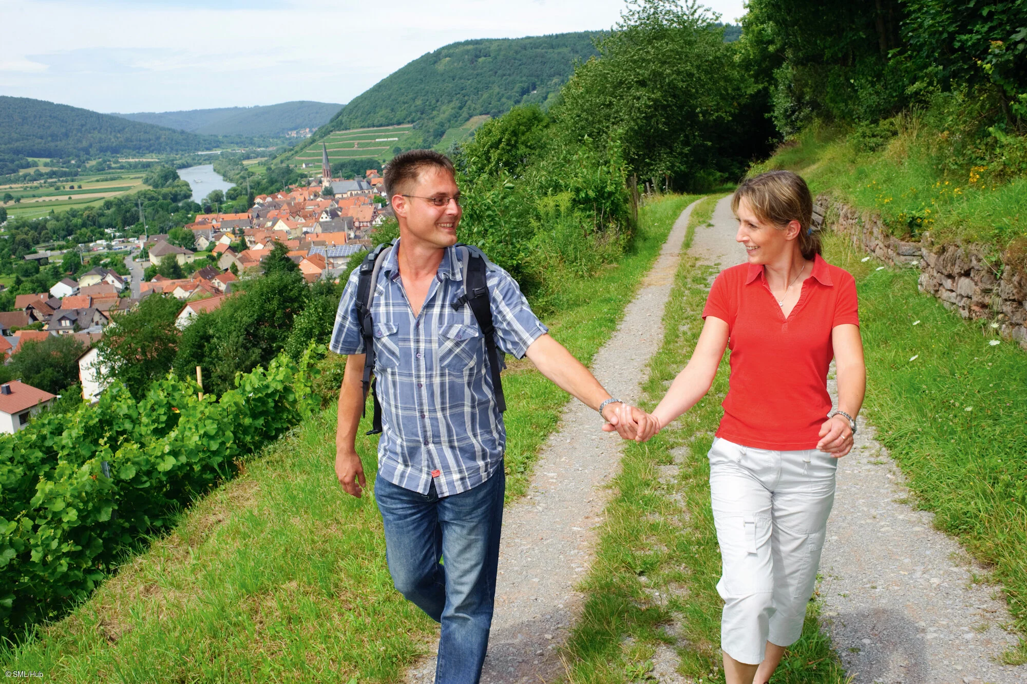 Fränkischer Rotwein Wanderweg bei Großheubach