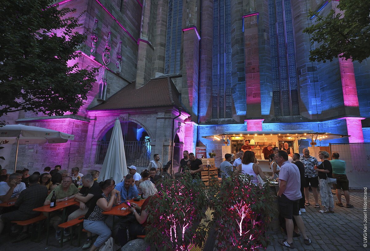 Weindorf Rothenburg. Foto: Karl-Josef Hildenbrand/Bayerische Landesanstalt für Wein- und Gartenbau