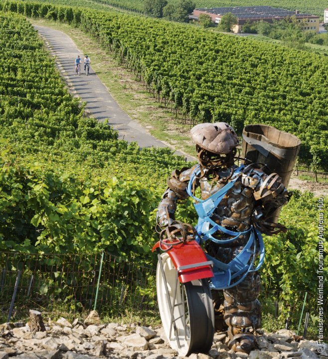 terroir f Sommerhausen - Blechonkel & Radfahrer
